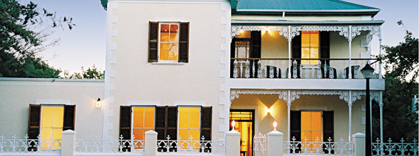 Guest House on the wine route from Cape Town