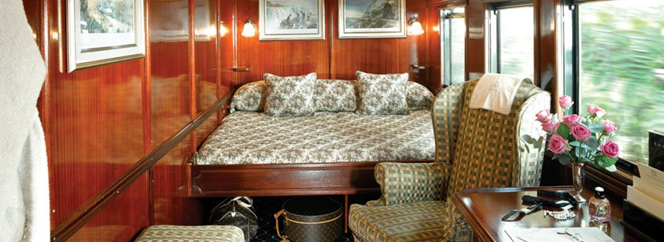 Sleeper car on rovos rail