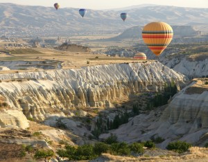 Balloon ride over Cappadocia, Turkey