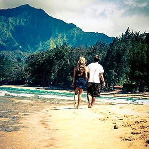 Beach on Kauai