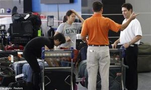 Checking bags on airplanes