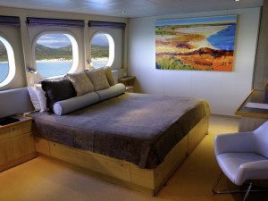 Luxury Yacht cabin in Australia