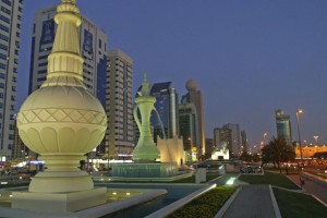 Abu Dhabi street scene