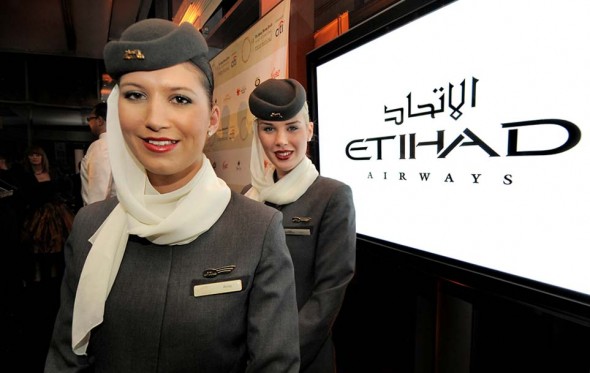 Etihad Airways hostess