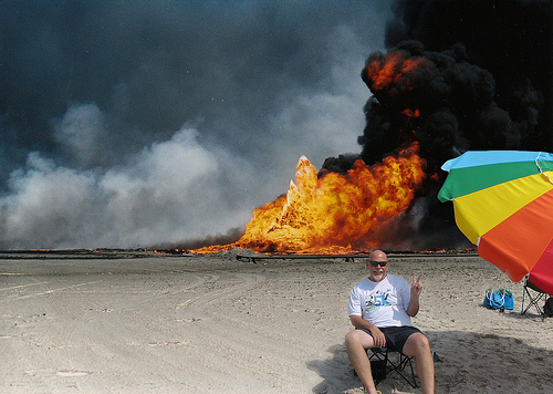 burning-beach