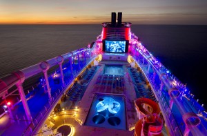 Disney Dream at Night