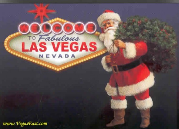 Las Vegas Lights Up for Christmas