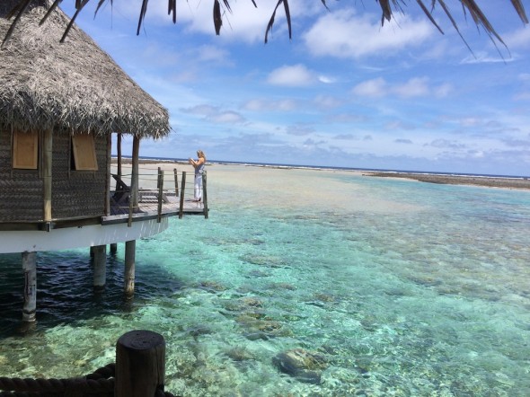Outer atoll in Tahiti
