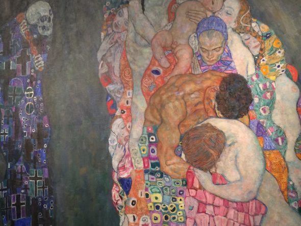 Death and Life by Gustav Klimt at Leopold Museum