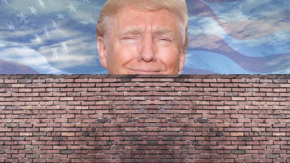 Trump and wall
